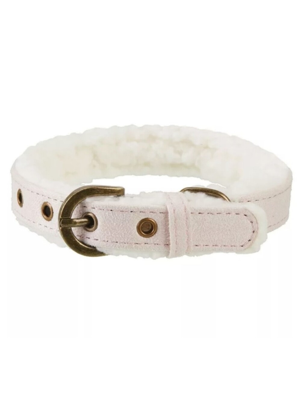 🩷 Koolaburra By Ugg Faux Suede Dog Collar Rose Smoke Pink Large Pet Sherpa